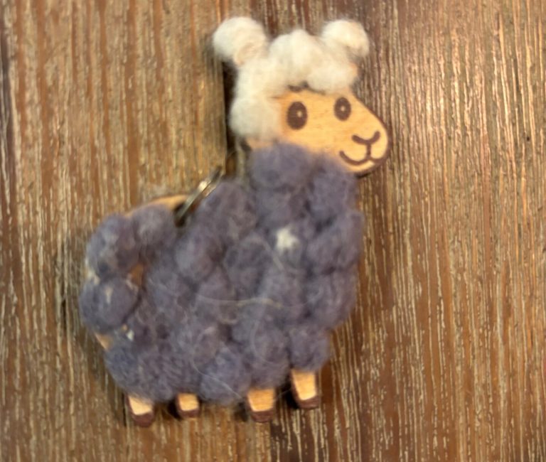 alpakás kulcstartó